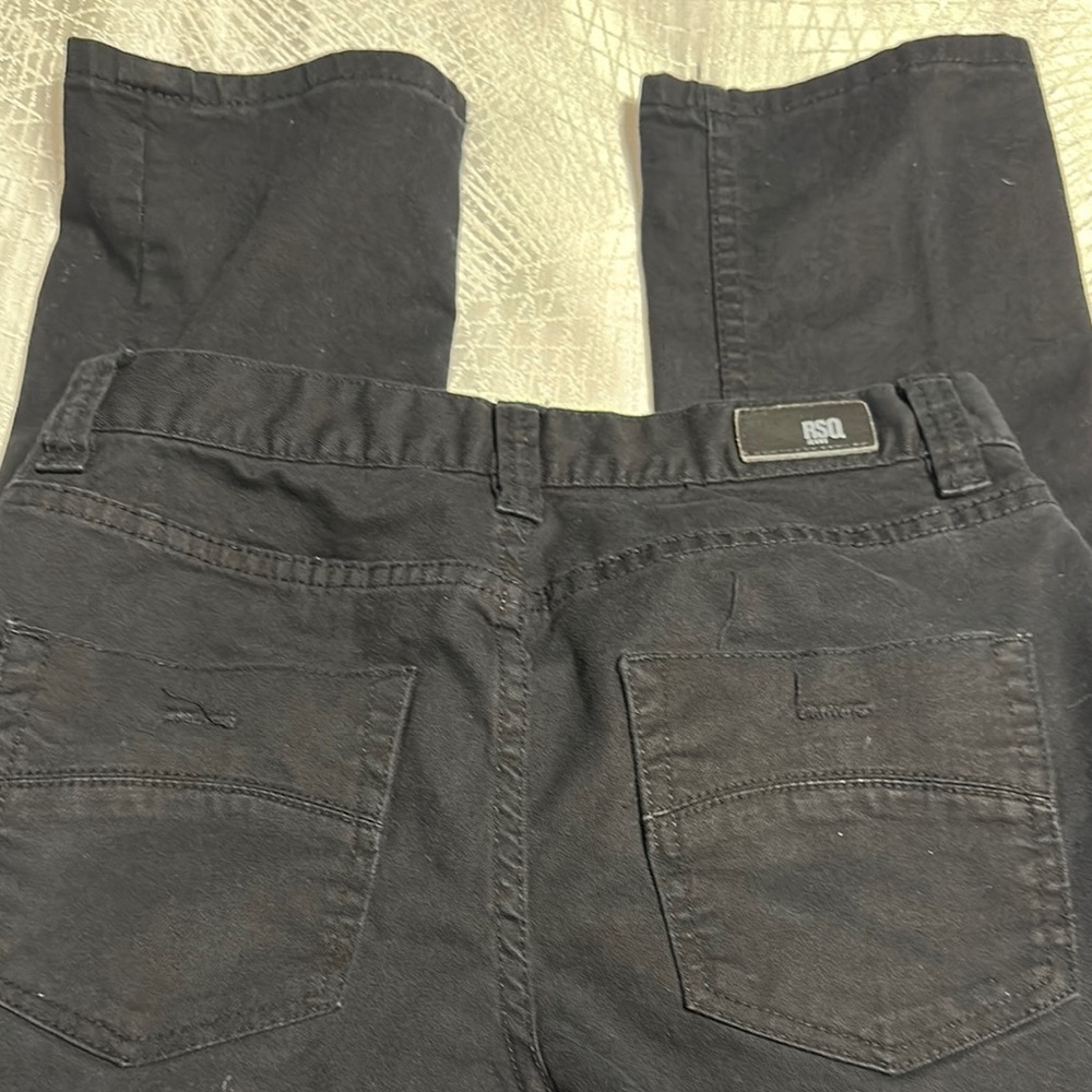 RSQ Black Straight Jeans Timeless Design